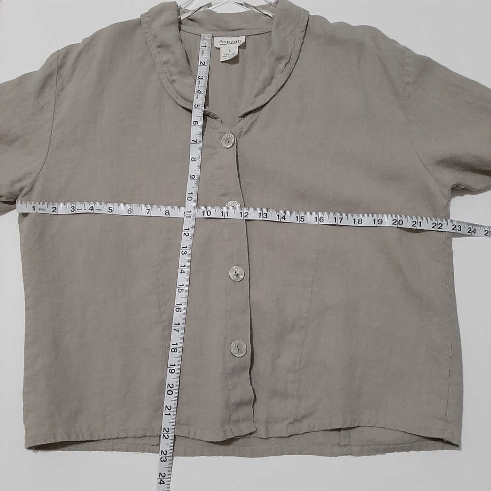 Aegean Linen Lagenlook Top Size Large - Picture 7 of 7